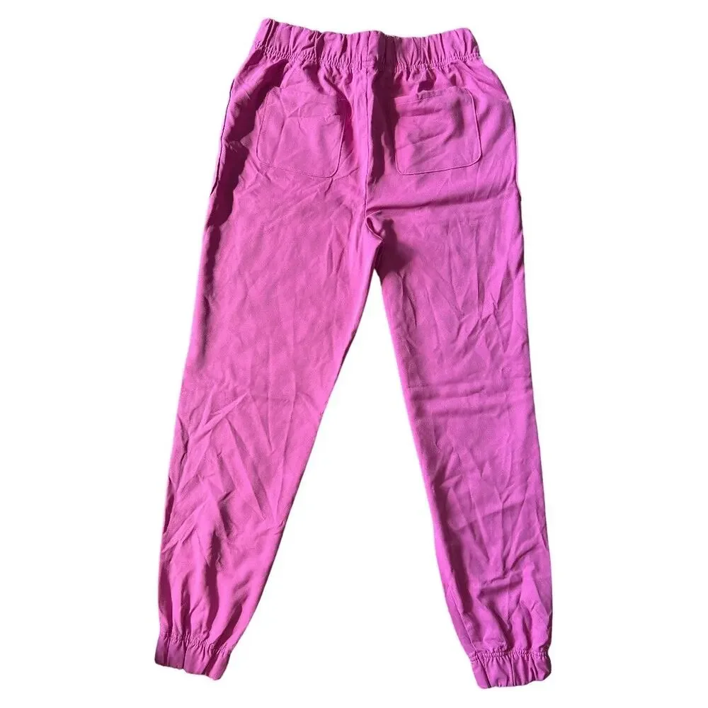 CLIMATERIGHT by Cuddl Duds Pink Scrub Jogger Pants, Small